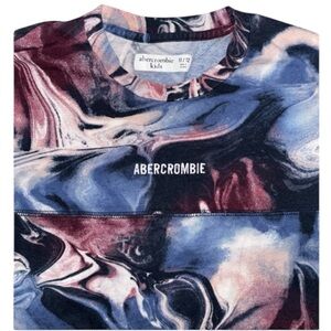 Abercrombie Marble Print Long Sleeve Shirt